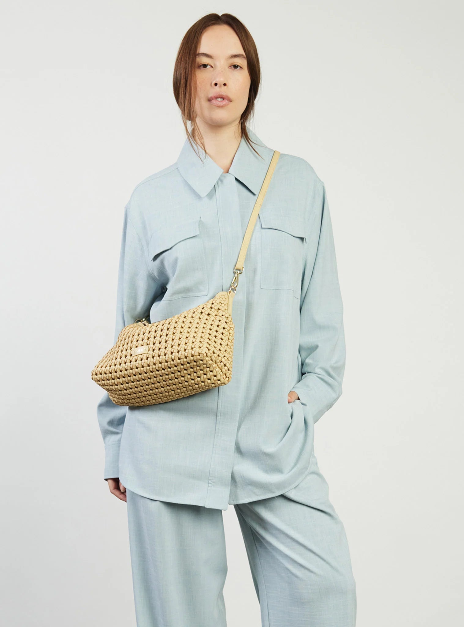 Claudia Crossbody - Raffia Braid | Saben