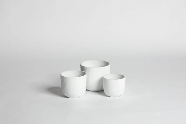 The Mini Rustie Pot White - Medium | Ned Collections