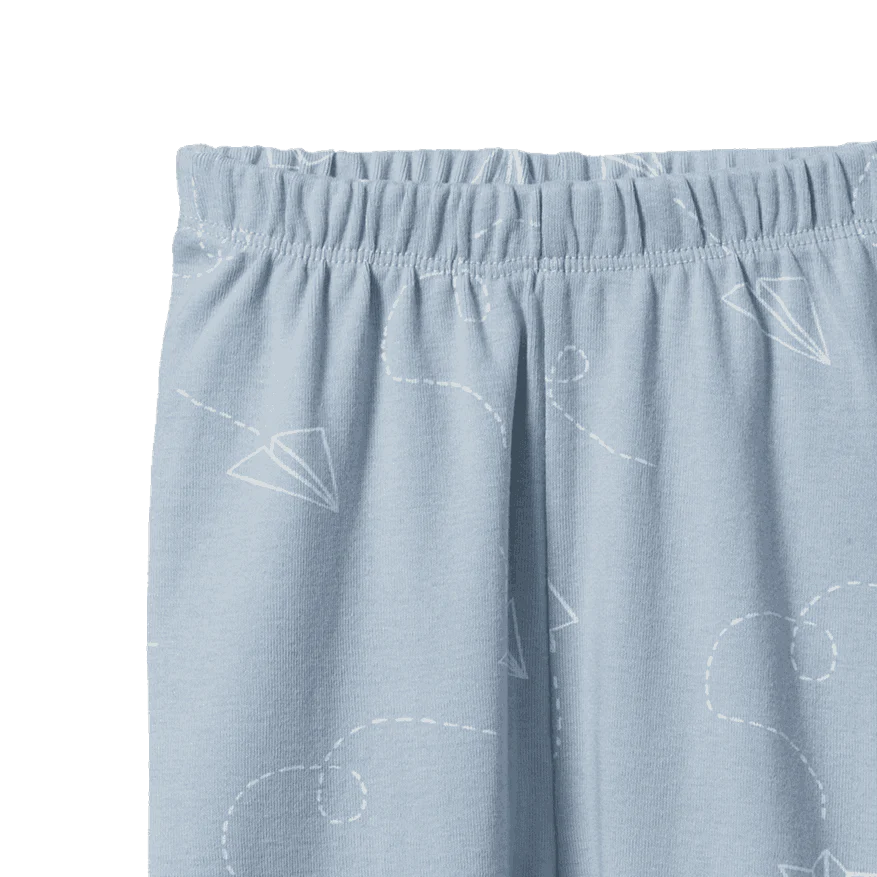 2PC LONG SLEEVE PYJAMAS - Paper Planes Print | Nature Baby