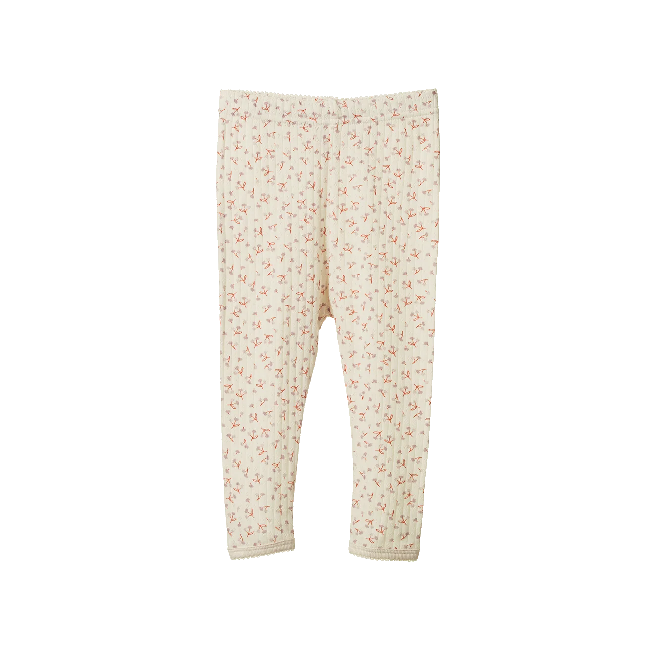 2PC LONG SLEEVE PYJAMA SET POINTELLE - Dandelion Print | Nature Baby