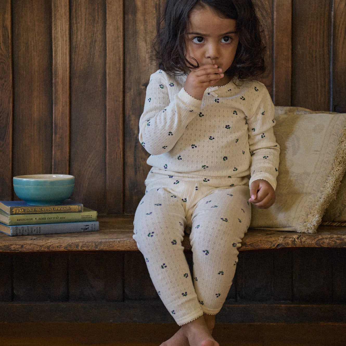 2PC LONG SLEEVE PYJAMAS - Winter Berry Print | Nature Baby