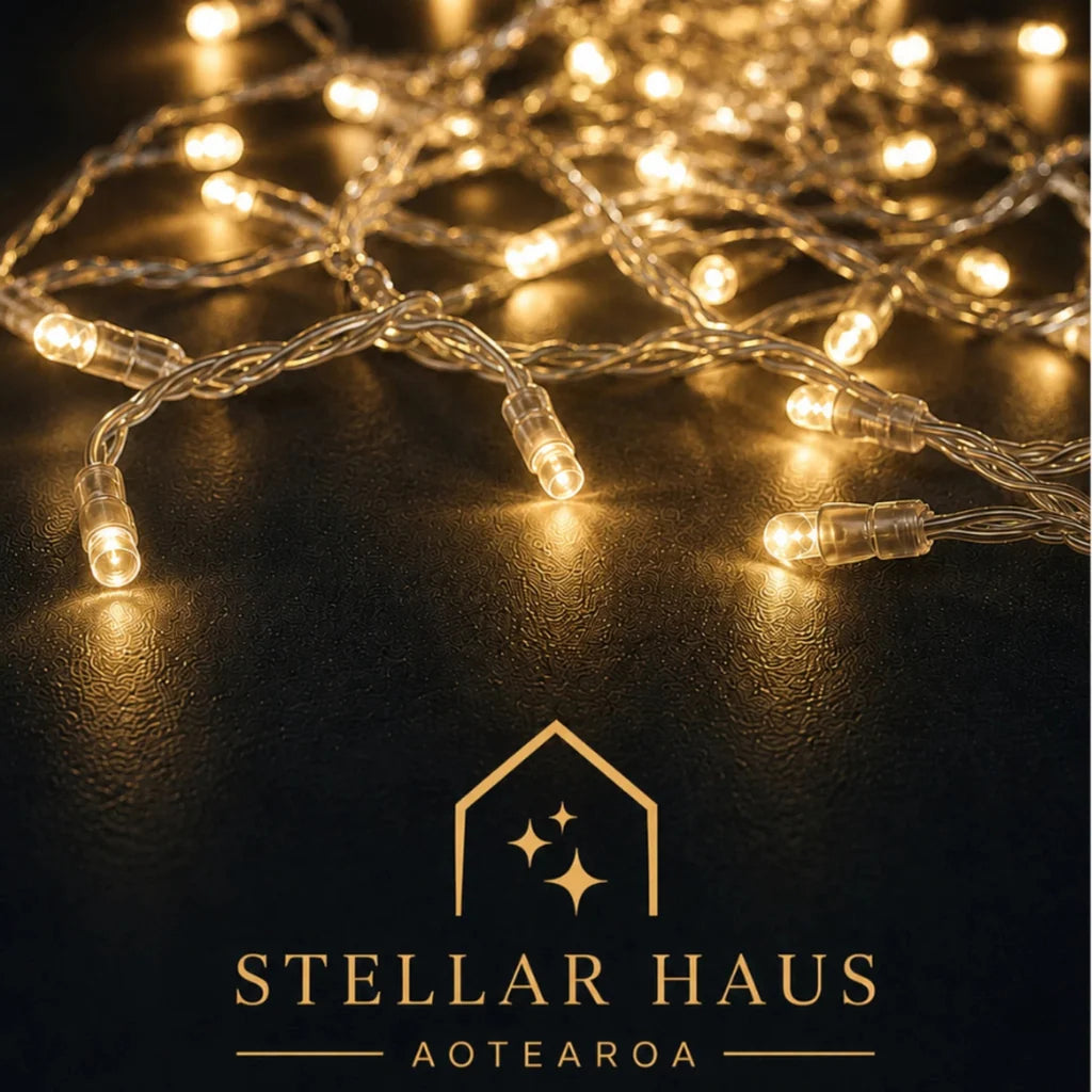 Fairy Lights USB - Clear Cable, Warm White 10m | Stellar Haus