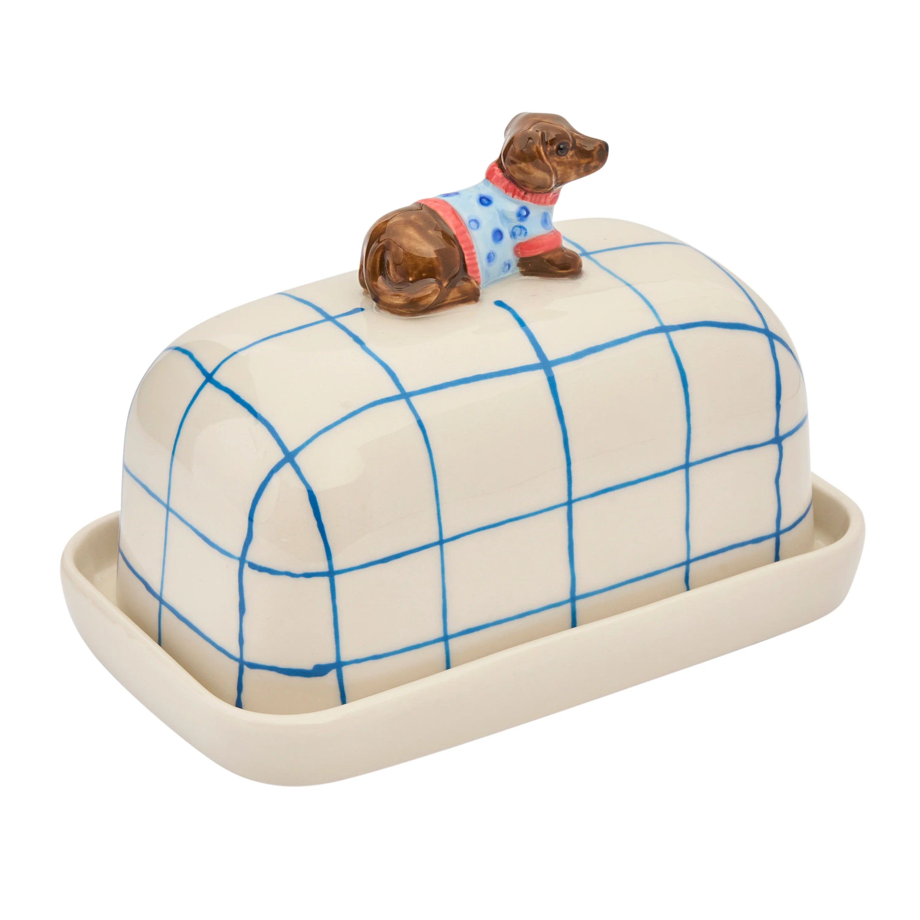 BUTTER DISH - DACHSHUND BUTTER UP | Robert Gordon