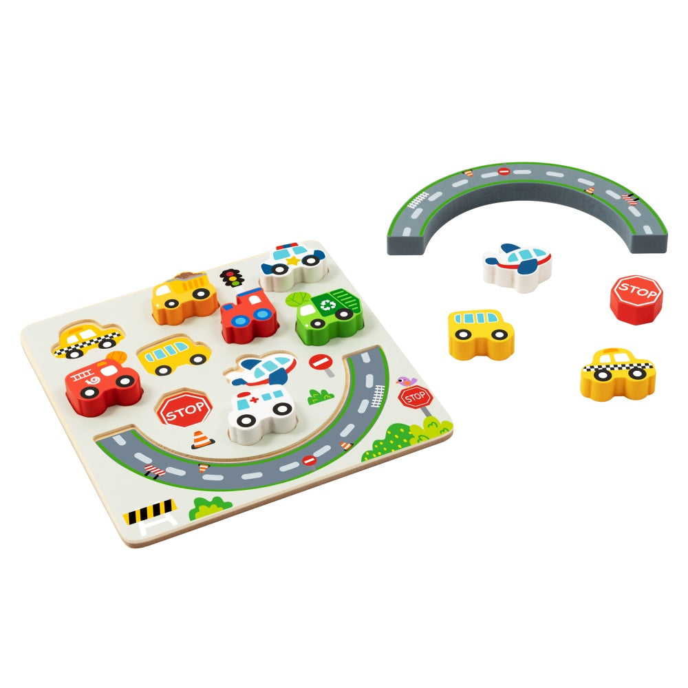 2 In 1 Balance Puzzle - Transport | Hi Pando