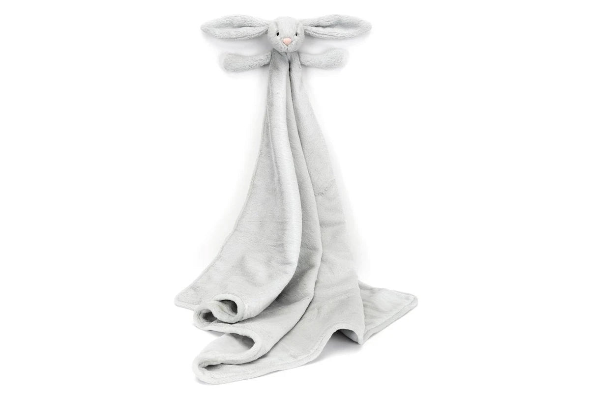 Bashful Silver Bunny Blankie | Jellycat