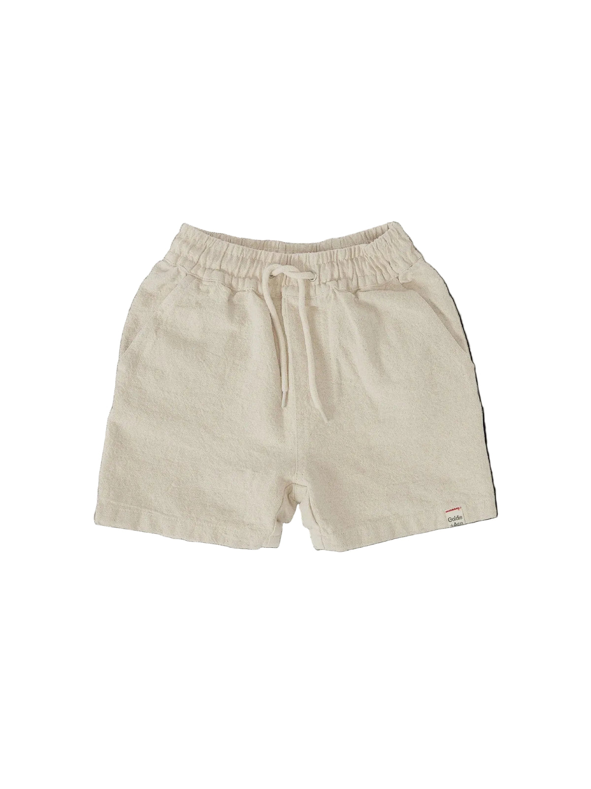 Cotton Linen Shorts - Natural | Goldie + Ace