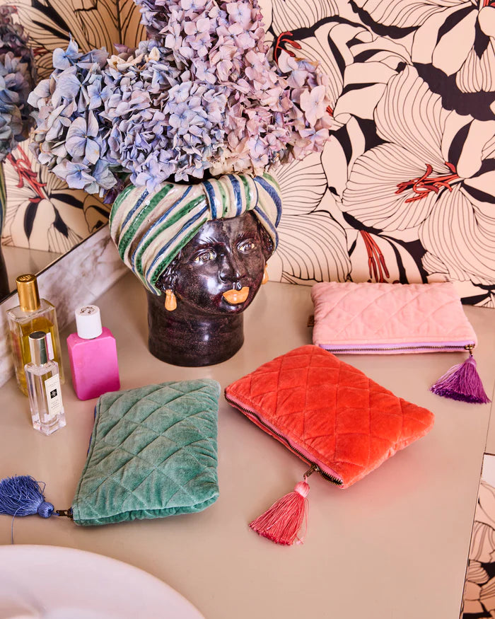 Poppy Queen Velvet Cosmetics Purse | Kip & Co