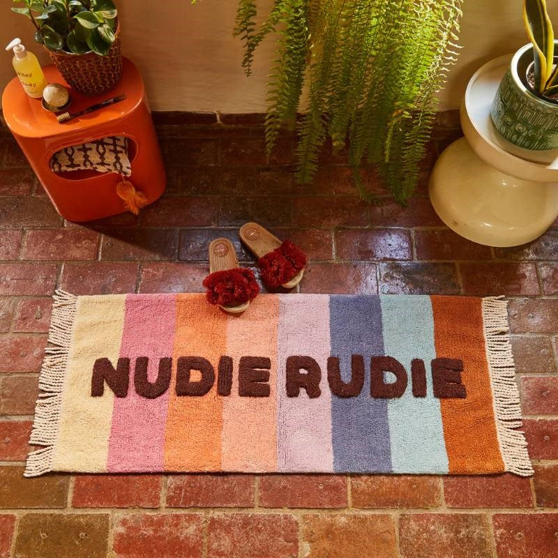 Valli Nudie Rudie Bath Runner | Sage x Clare