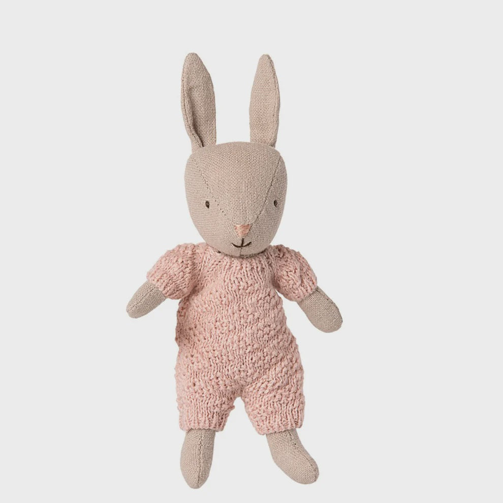 Rabbit Micro Sand Rose Knitted Suit | Maileg