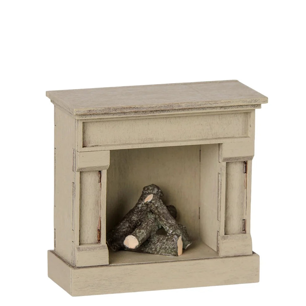 Fireplace Mouse Off White | Maileg