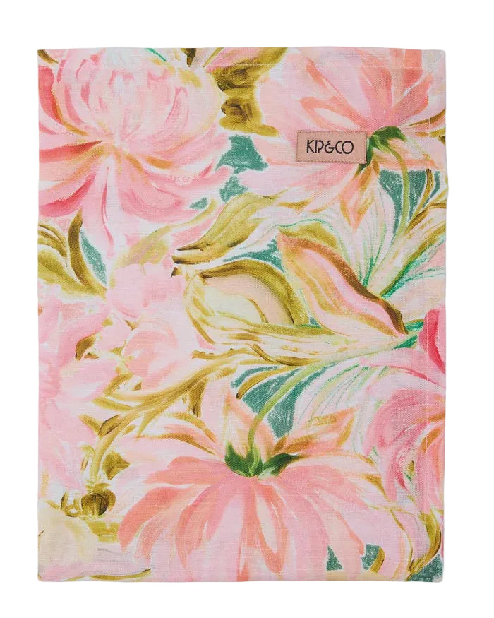 Warm Floral Breeze Tea Towel | Kip & Co