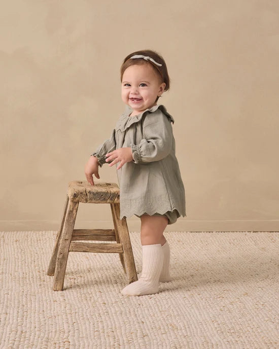 Long Sleeve Isla Dress - Laurel | Quincy Mae