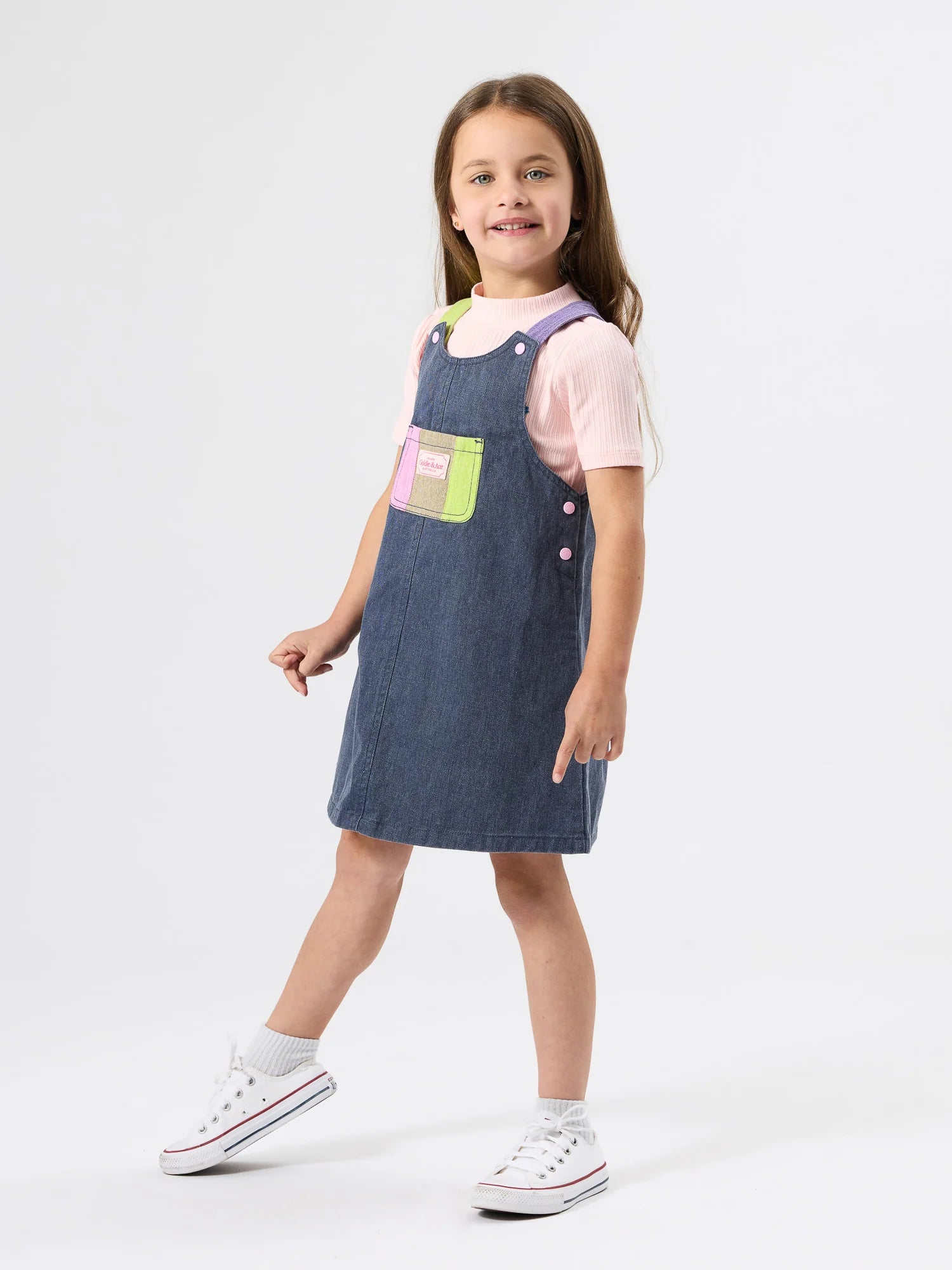 Colour Pop Pinafore Dress | Goldie + Ace