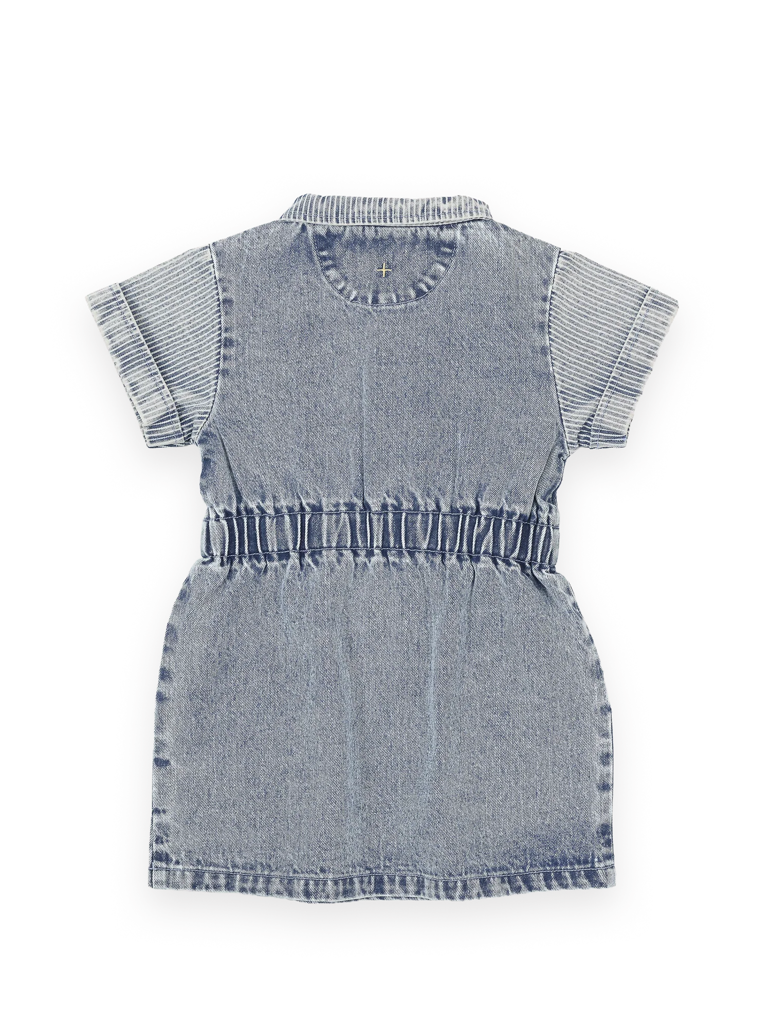 Piper Pinstripe Denim Belted Dress | Goldie + Ace