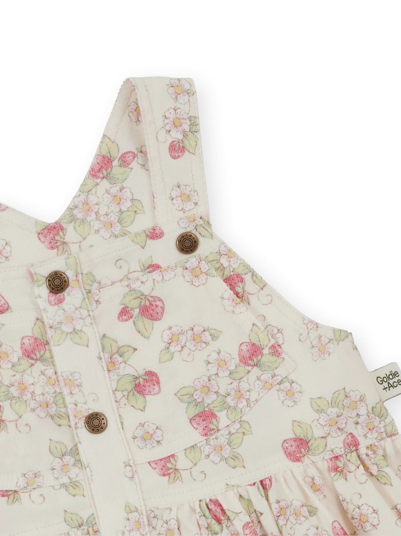 STRAWBERRY FIELDS PINAFORE DRESS | Goldie + Ace