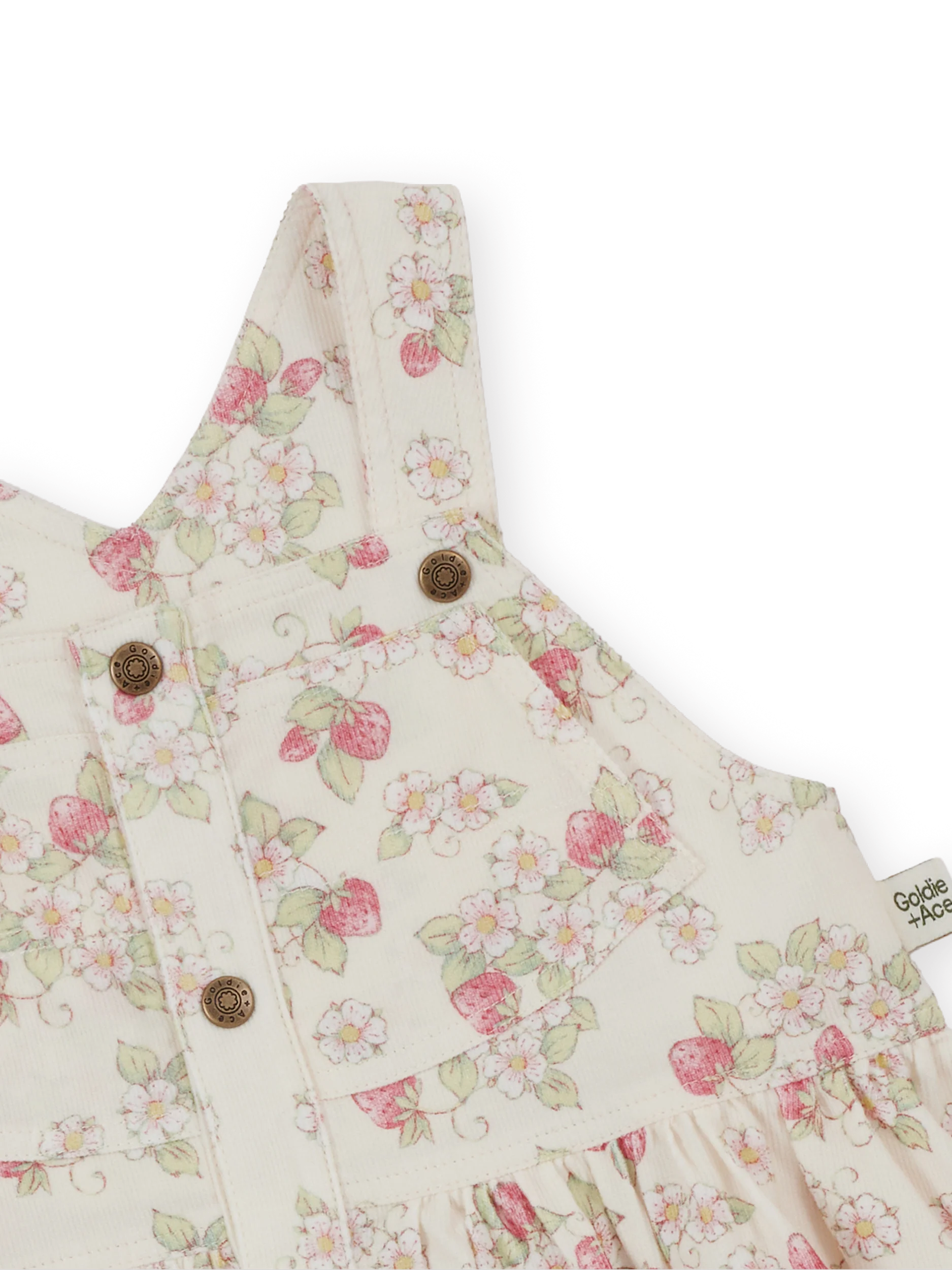 STRAWBERRY FIELDS PINAFORE DRESS | Goldie + Ace