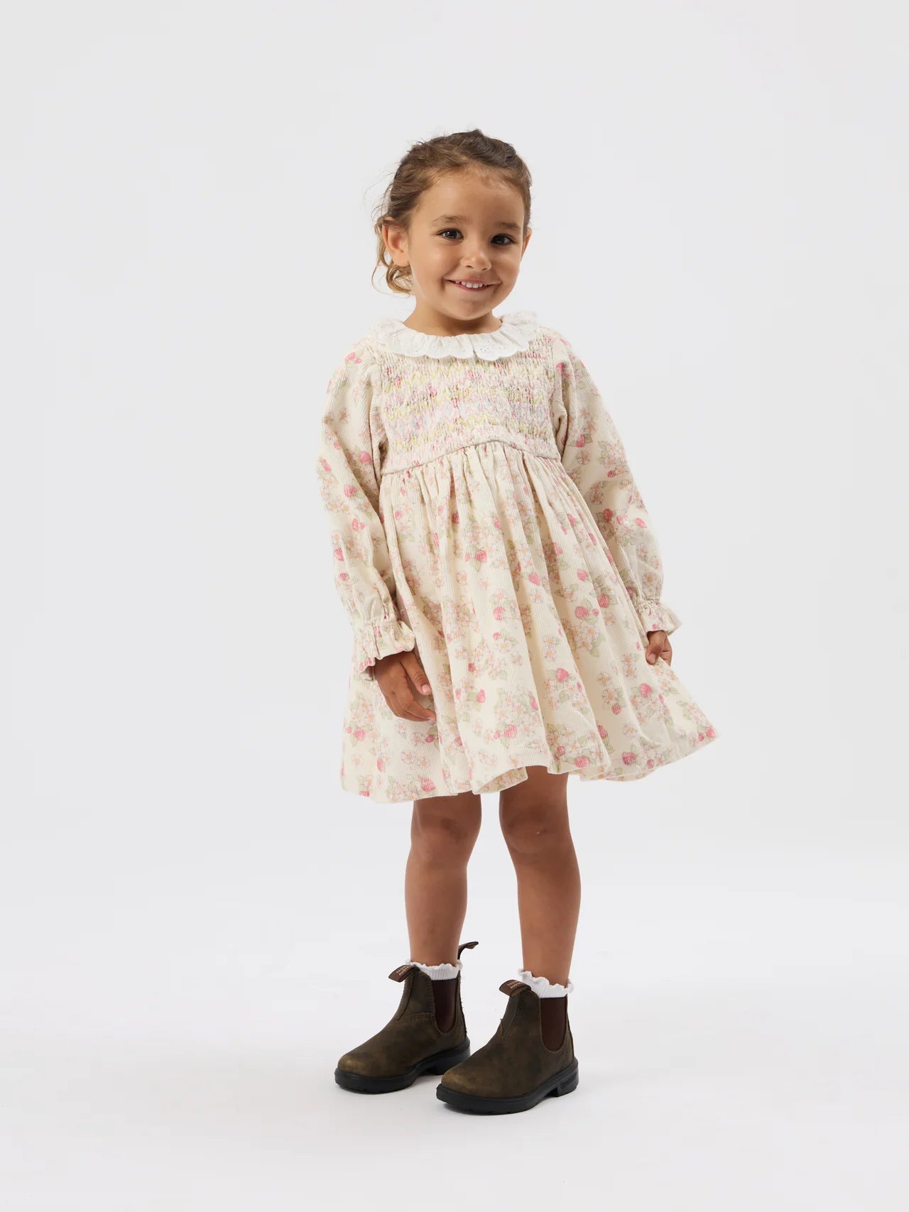 STRAWBERRY FIELDS SMOCK DRESS | Goldie + Ace