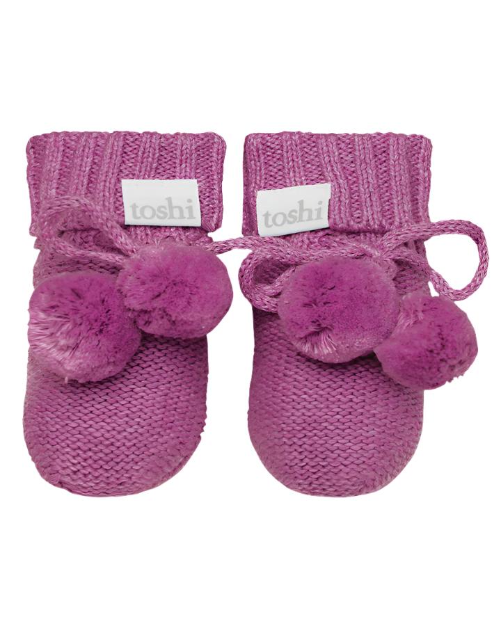 Violet- Organic Booties Marley | Toshi