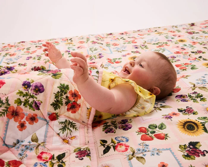 Sweet Life Organic Cotton Baby Fitted Sheet - Bassinet | Kip & Co