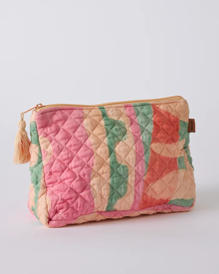 Quilted Cotton Toiletry Purse - Sun Soaked | Kip & Co