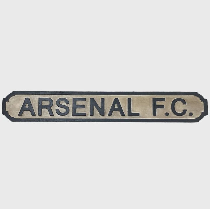 Arsenal Wooden Sign | Blue Goose Imports
