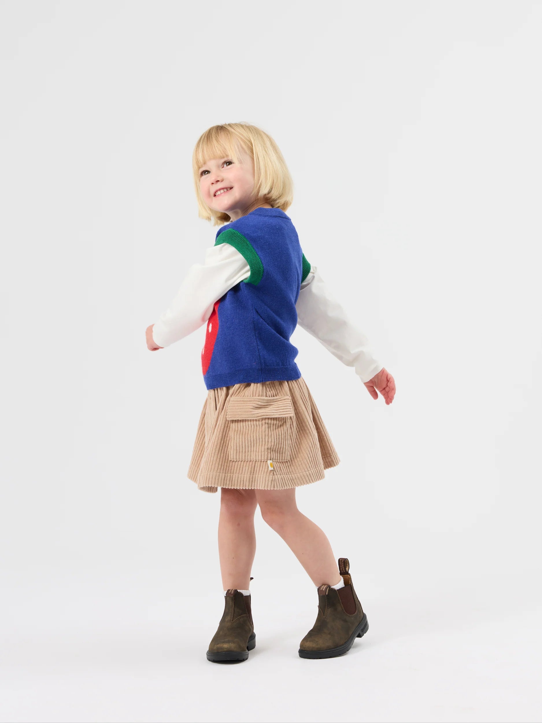 MINI STRAWBERRY LONG SLEEVE TOP | Goldie + Ace