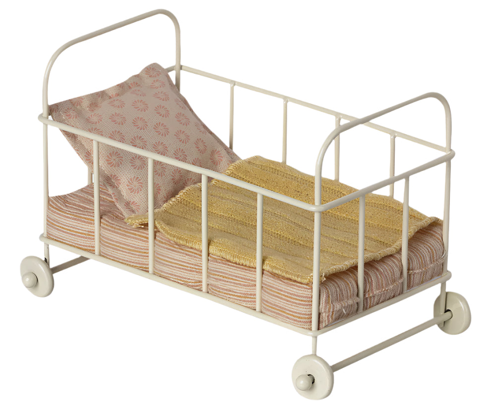 Cot Bed Micro Rose | Maileg