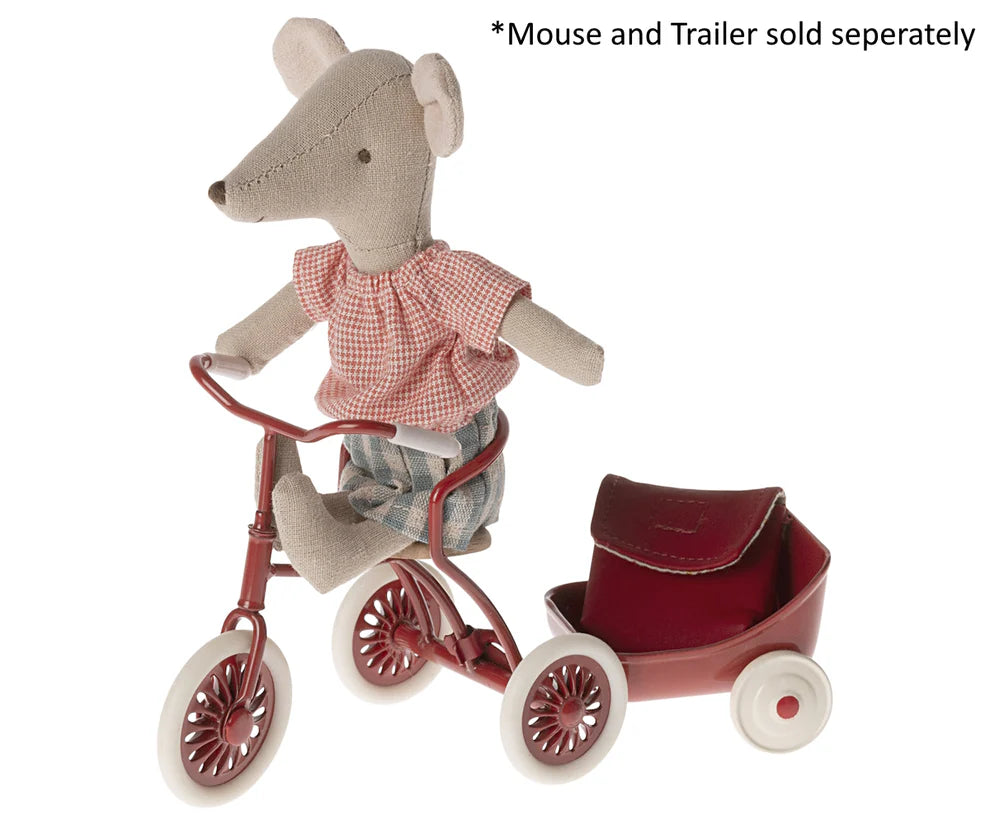 Abri a Tricycle Mouse Red | Maileg