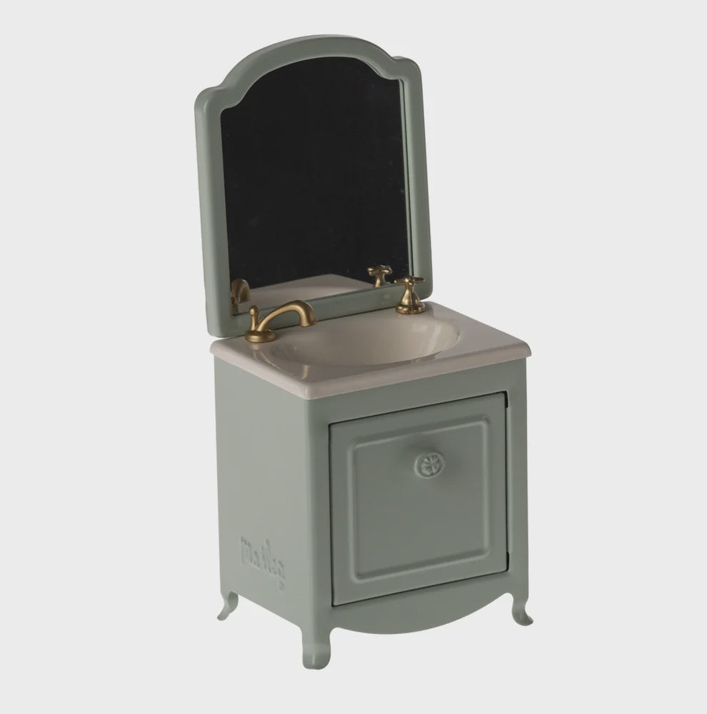 Maileg Sink Dresser Mouse Mint | Maileg