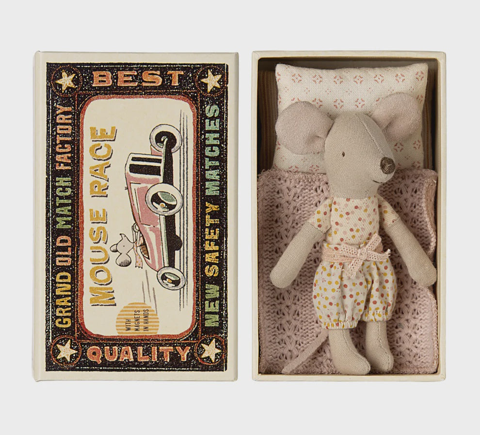 Little Sister Mouse in Matchbox | Maileg