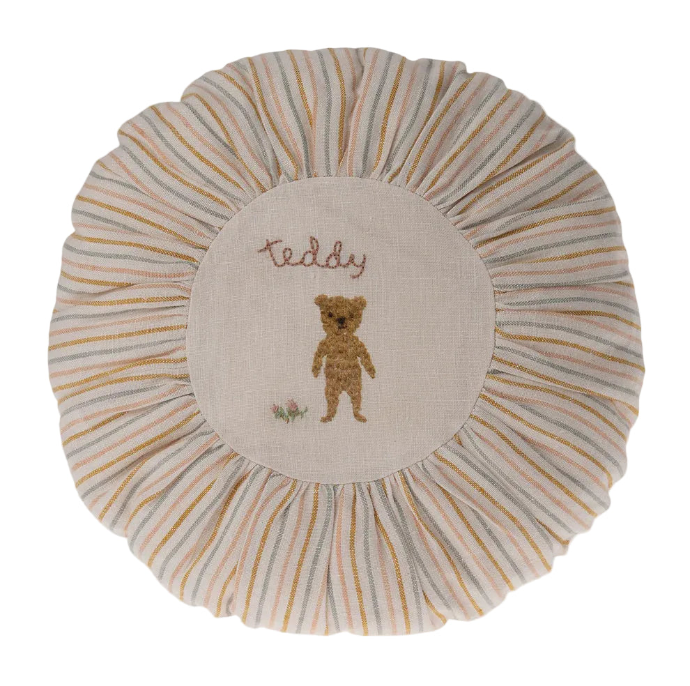 Round Cushion - Small - Teddy Striped | Maileg