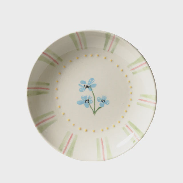 June's Garden Forget Me Not Side Plate | Robert Gordon