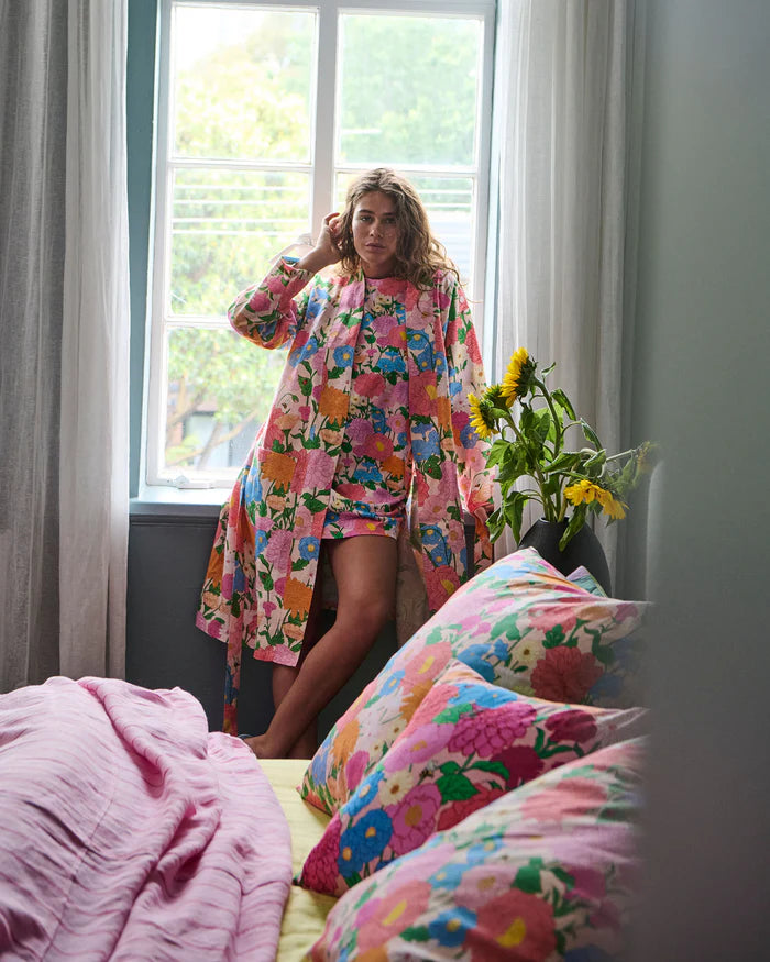 Follow The Sun Linen Robe | Kip & Co