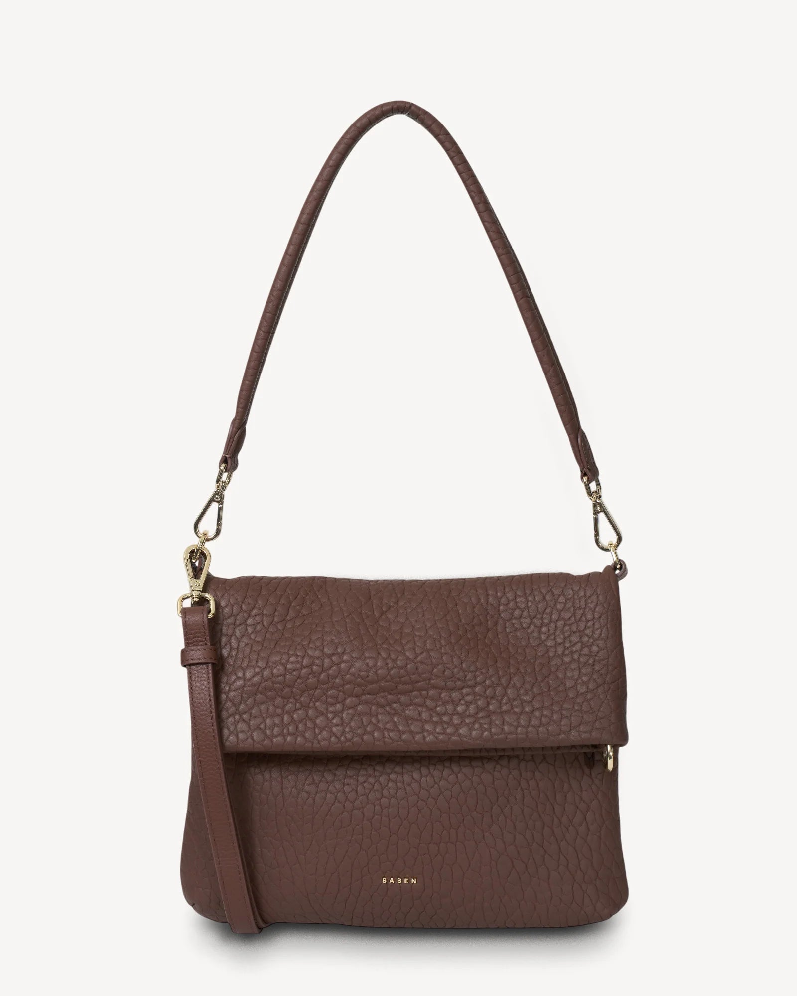 Daria Shoulder Bag Umber Bubble | Saben