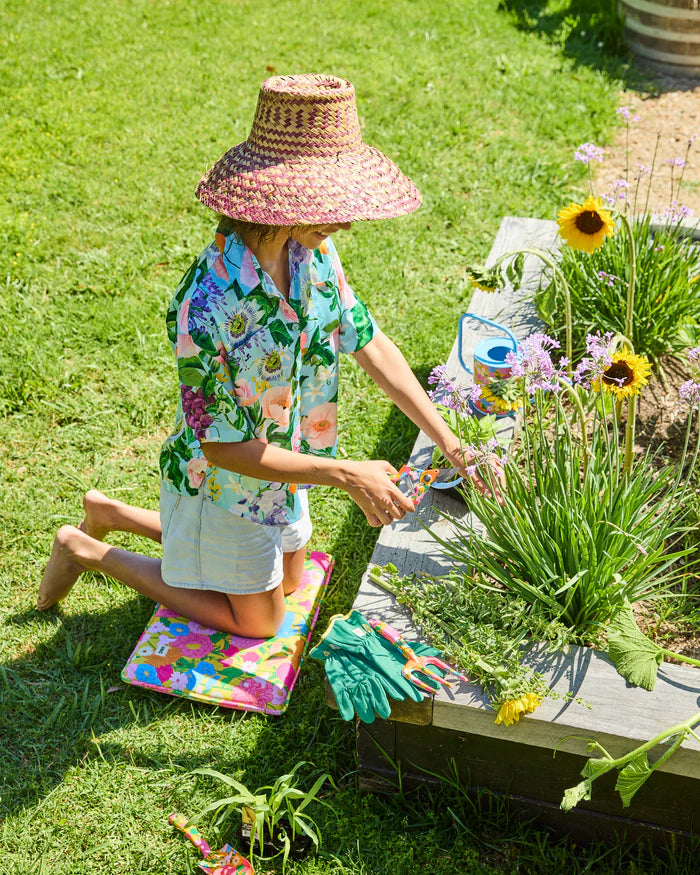 Follow The Sun Yellow Garden Kneeling Mat One Size | Kip & Co