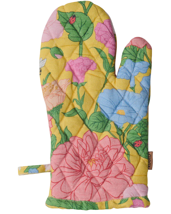 Follow The Sun Yellow Oven Mitt One Size | Kip & Co