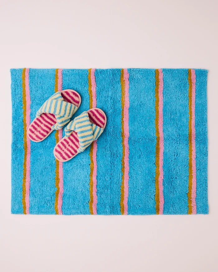 Aegean Stripe Bath Mat | Kip & Co