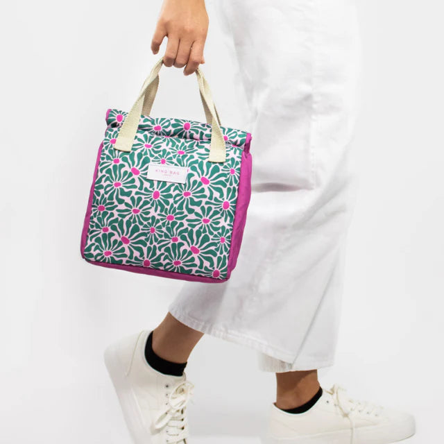 Lunch Bag - Abstract Flowers | Kind Bag