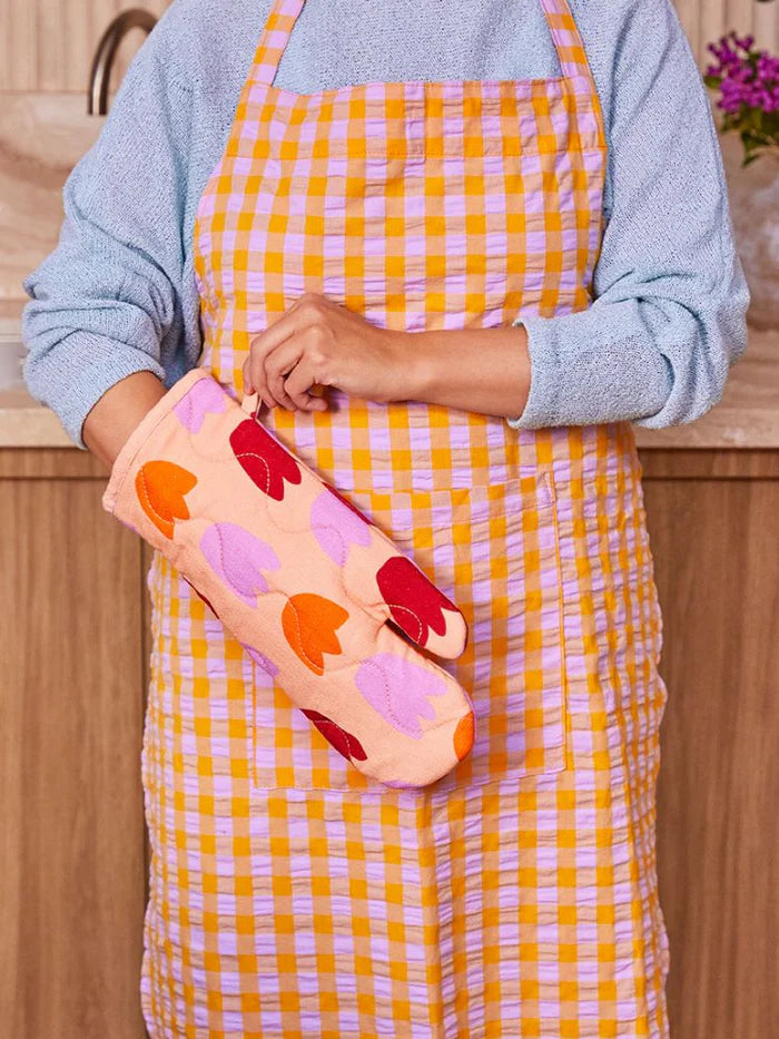 Tulip Fields Oven Mitt | Mosey Me