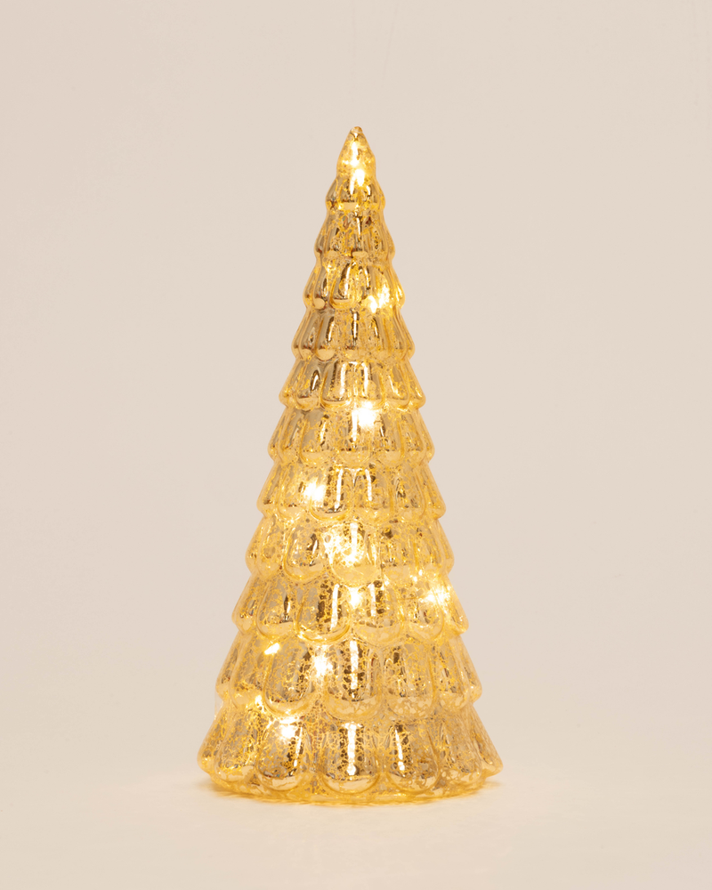 Gold Frost Drop Tree - 16cm | Stellar Haus