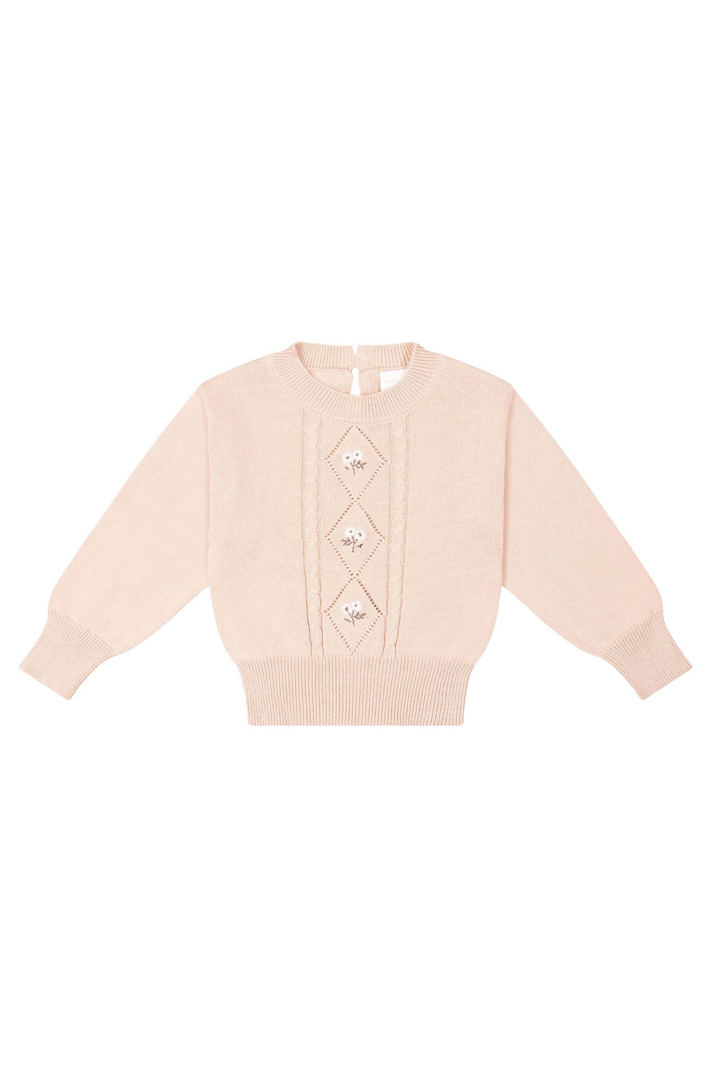 Maeve Knitted Jumper - Dusky Rose | Jamie Kay