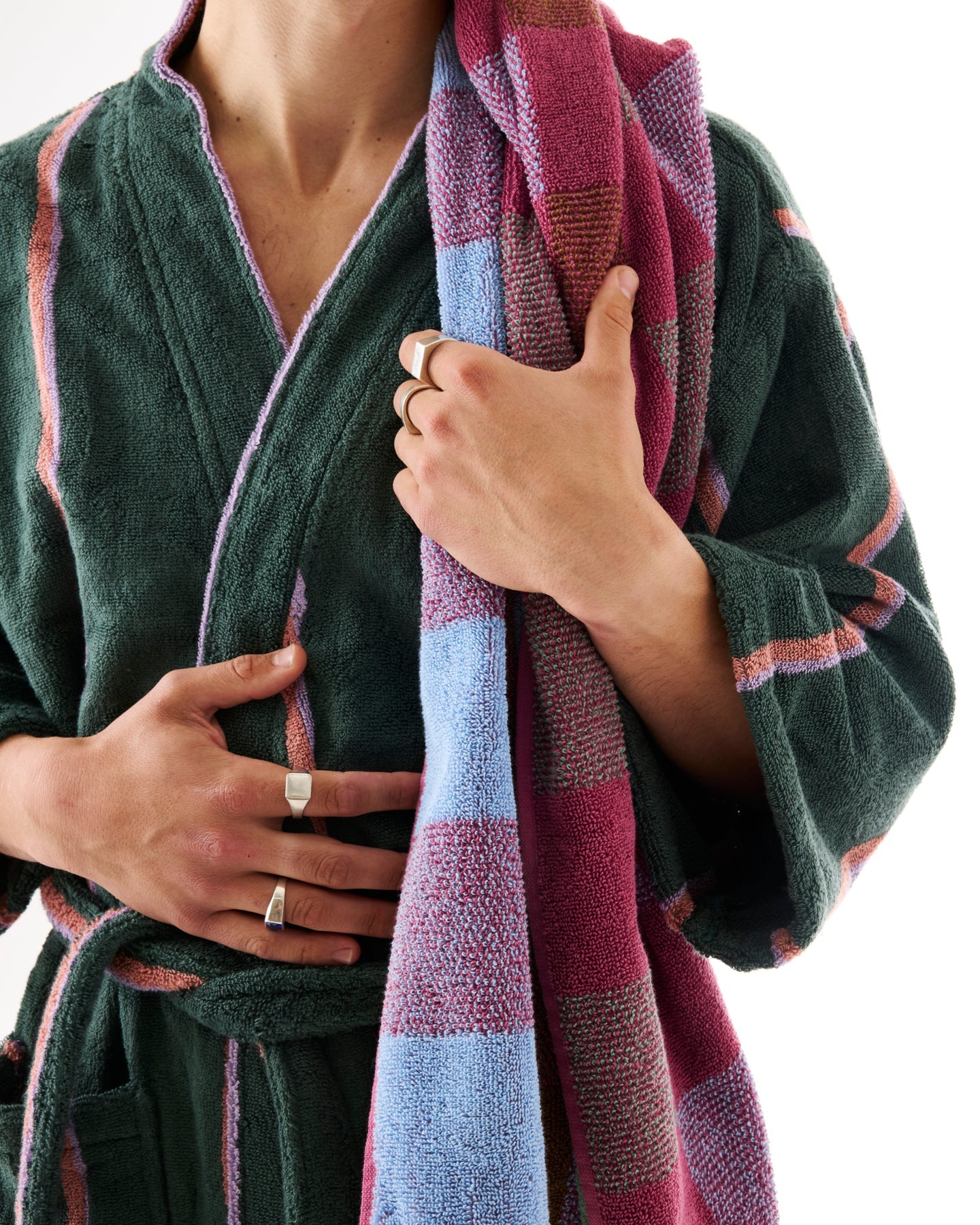 Bondi Tartan Terry Bath Towel | Kip & Co