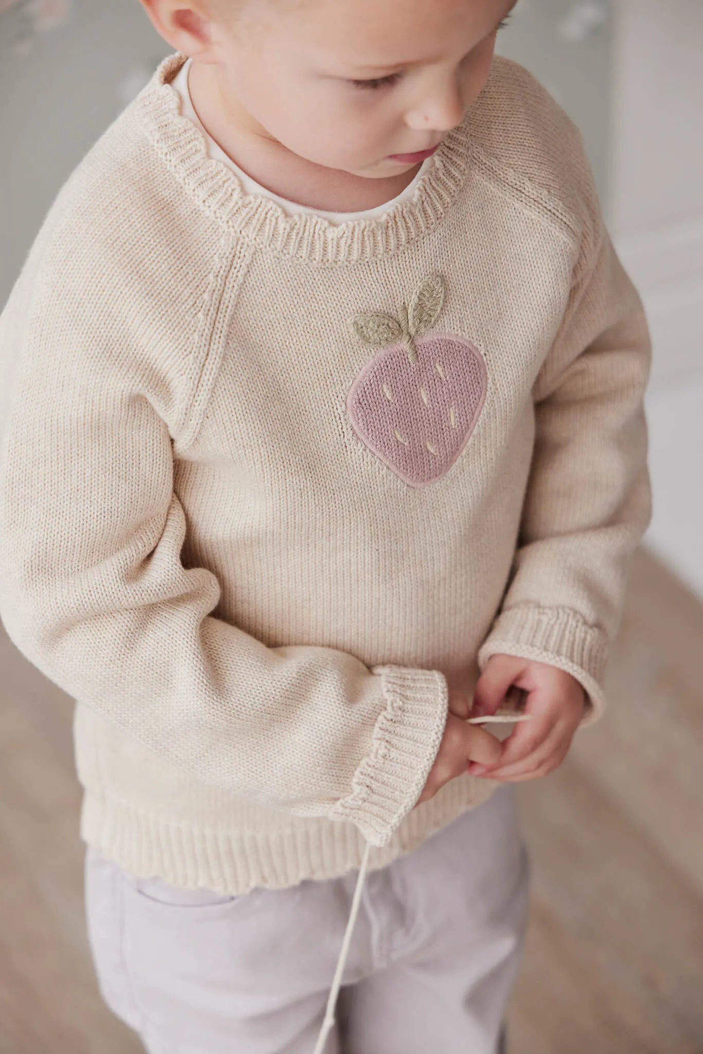 Sofia Jumper - Light Oatmeal Marle | Jamie Kay