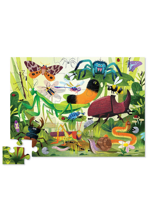 36 Piece Floor Puzzle - Backyard Bugs | Crocodile Creek