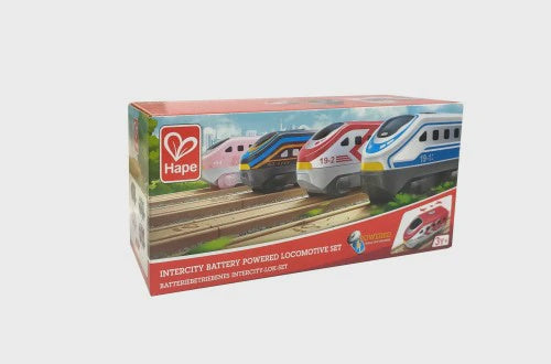 Railway Intercity Battery Powered Locomotive Set | Hape