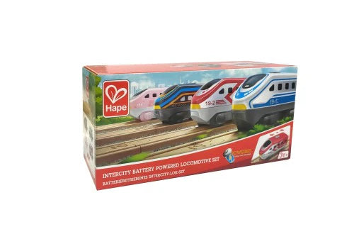 Railway Intercity Battery Powered Locomotive Set | Hape