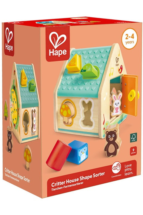 Hape Critter House Shape Sorter