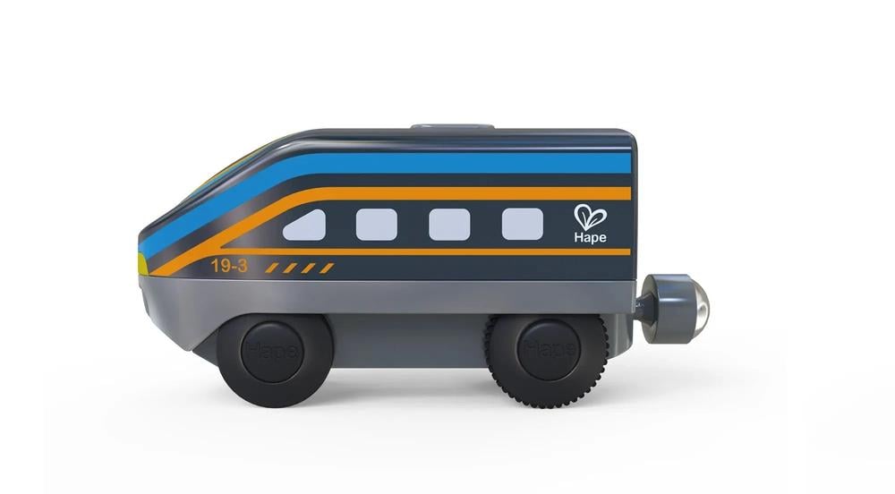 Hape Battery Powered Inter-city Loco - Black | Hape