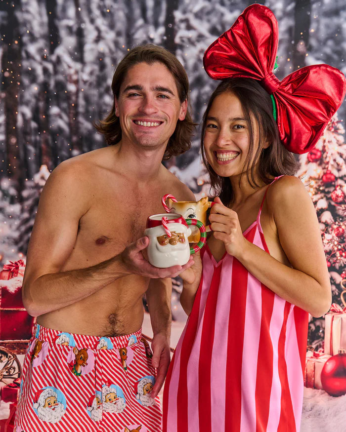 Santa Baby Adult Eco Satin Cami Nightie | Kip & Co