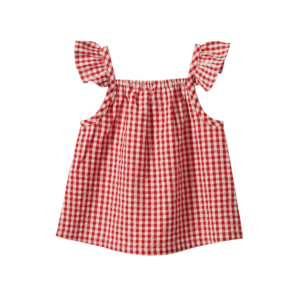 PETAL SET - Red Gingham | Nature Baby